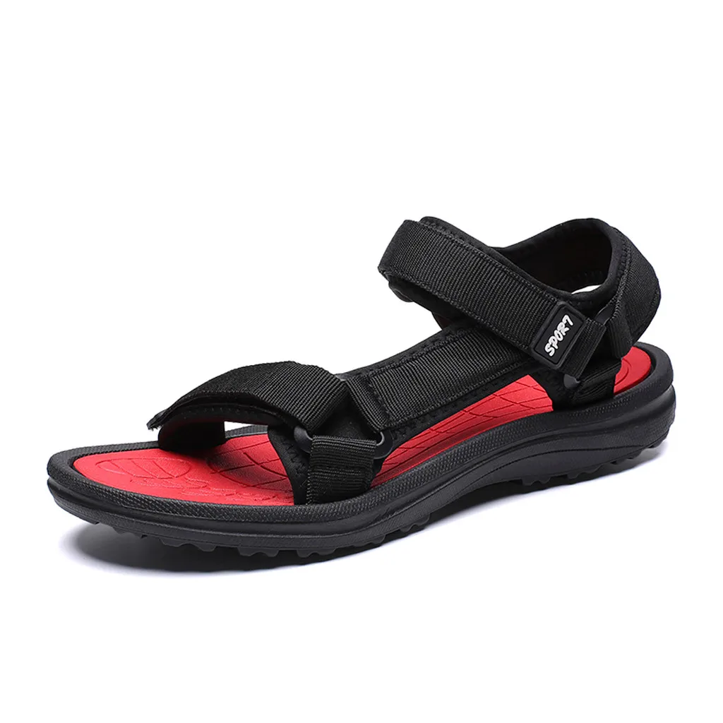 

JAYCOSINMen's Summer Outdoor Mens Flats Casual Beach Shoes Swimming Water Shoes Athletic Shoes Breathable Sport Sandals Men