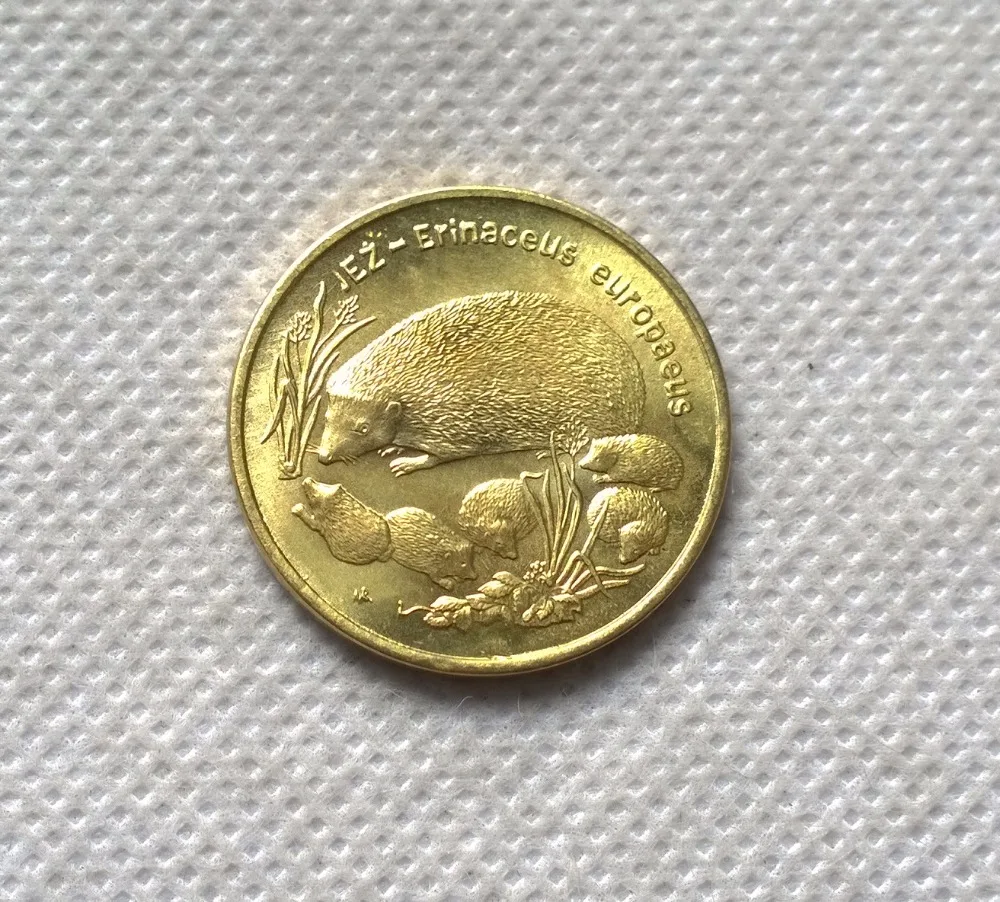

1996 Poland Animals of the World Hedgehog COPY commemorative coins-replica coins medal coins collectibles