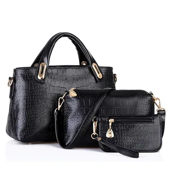 

New 3pcs/set Women Composite Bags High Quality Ladies Handbags Female Leather Shoulder Messenger Bags Tote Bag Bolsa New #LR4