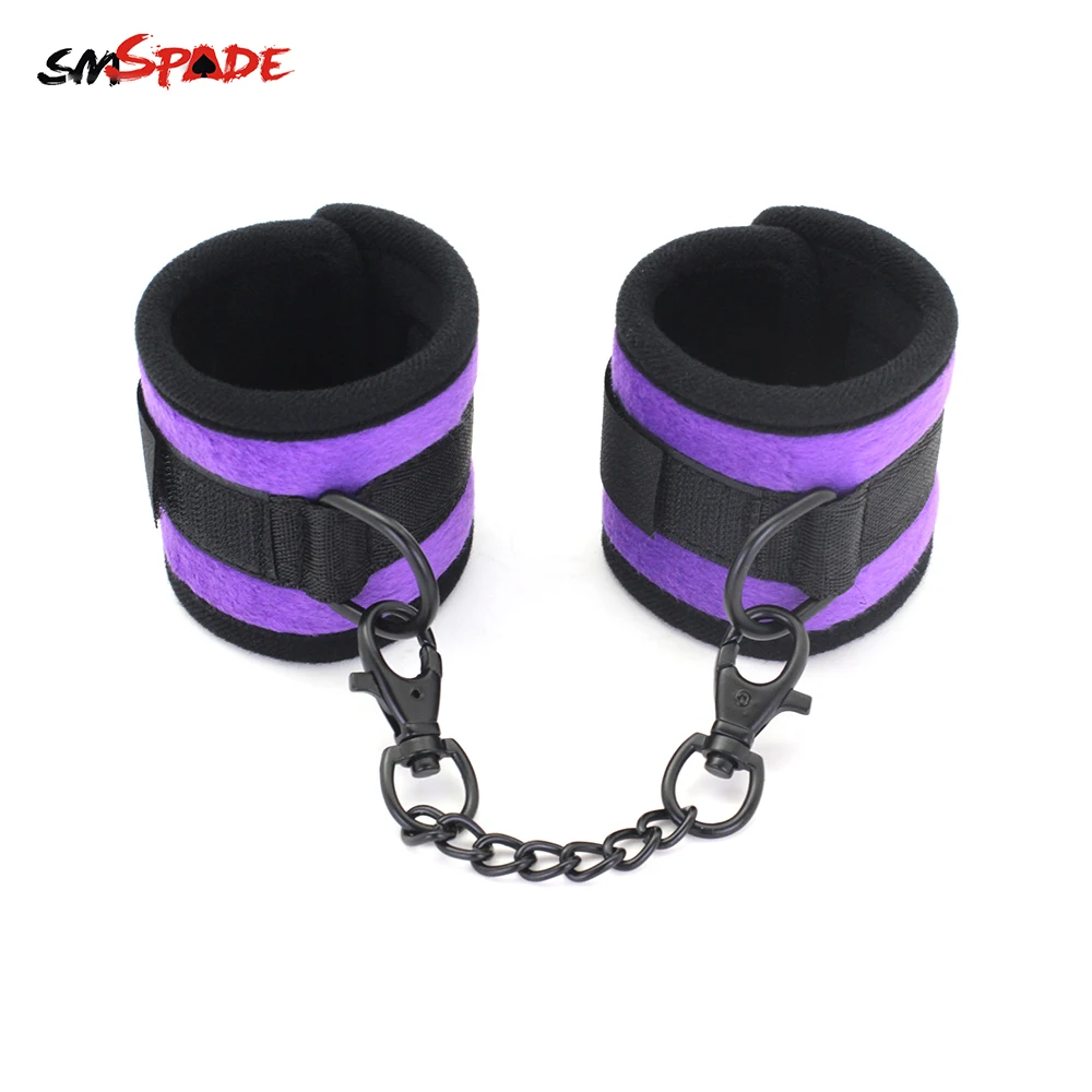 Smspade секс игрушки унисекс наручники на лодыжке бондаж взрослые игры перчатки для