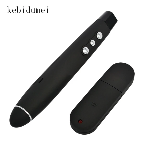 Kebidumei USB беспроводная презентация Powerpoint RF пульт дистанционного управления PPT Презентер красная лазерная указка ручка для настольного ноутбука