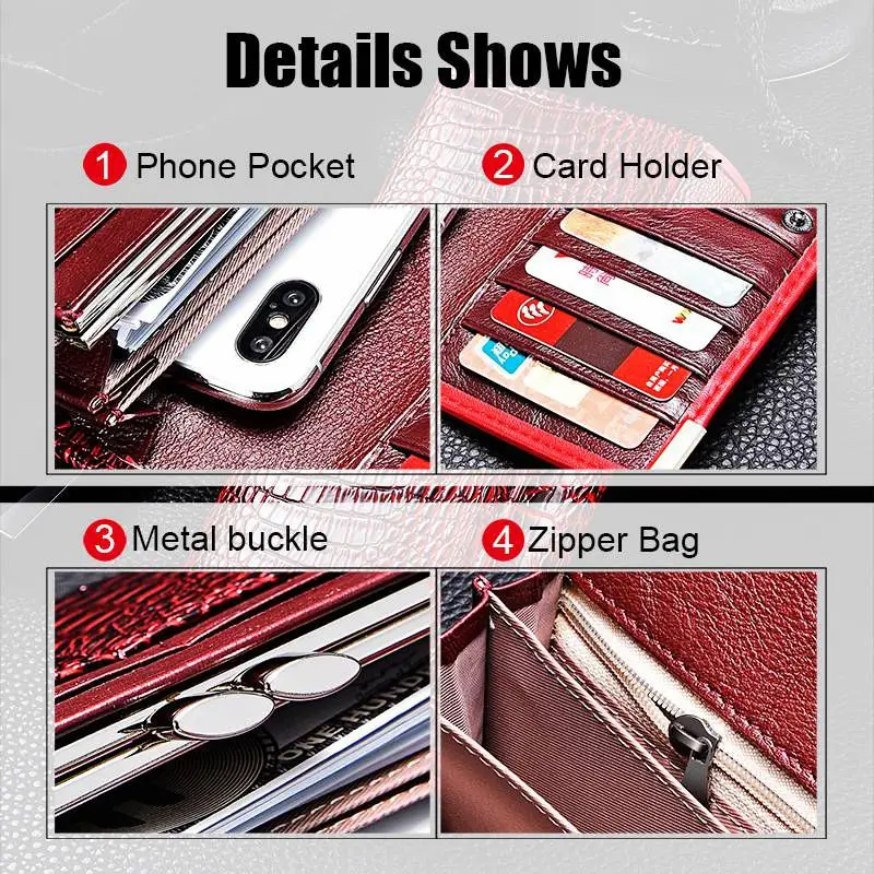 Luxury Women Wallet Phone Bag Leather Case For iPhone X 8 7 6 6S Plus 5S SE Case For Samsung Galaxy S8 S9 Xiaomi Redmi 4X Cover  (10)