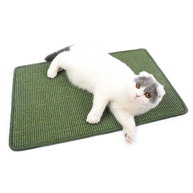 Mrosaa 40x60 см Когтеточка из сизаля для кошек доска коврик игрушка скалолазание
