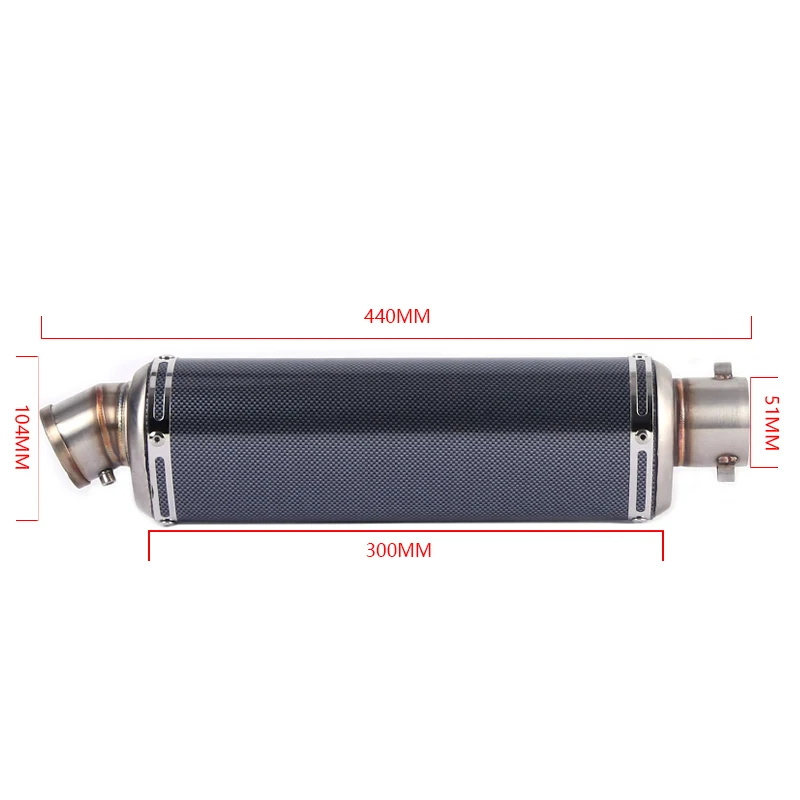 Llena de la motocicleta sistema de Escape silenciador de Escape antideslizante para GSX250R suzuki GSX 250R GSX250 GW250 enlace medio tubo con DB-KILLER