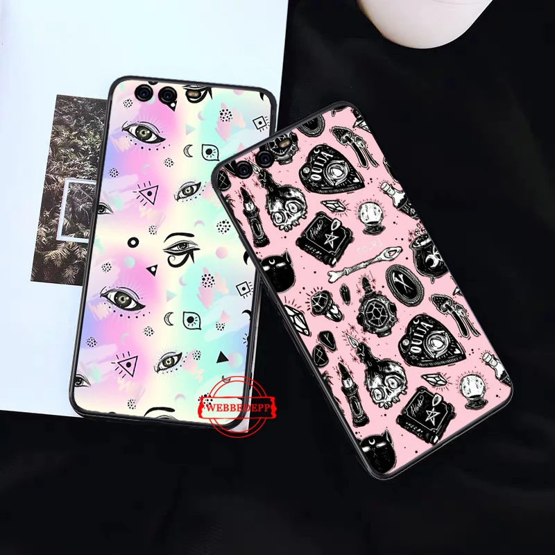 Специальный силиконовый чехол Girly Pastel Witch Goth для Huawei P8 Lite 2015 2017 P9 2016 Mimi P10 P20 Pro P Smart
