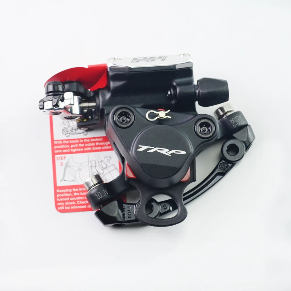 TRP HY/RD Post Mount Cable Actuated Hydraulic Disc Brake Caliper 160mm w/ or w/o Rotor Front / Rear / Set HYRD ROAD black TRP HY/RD Post Mount Cable Actuated Hydraulic Disc Brake Caliper 160mm w/ or w/o Rotor Front / Rear / Set HYRD ROAD black