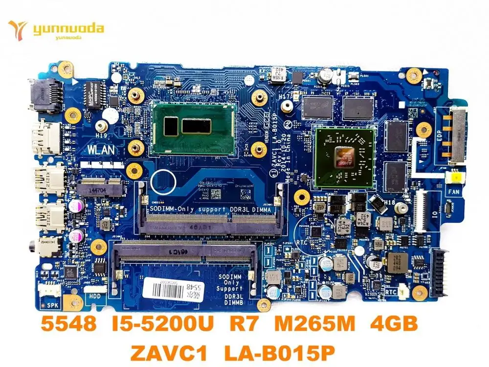 Оригинальная материнская плата для ноутбука DELL 5548 I5-5200U R7 M265M 4 Гб ZAVC1 LA-B015P