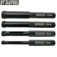 DT-DIATOOL 1set/4pcs Hexagon Shank Diamond Drill Bits Hole Saw Wet For Drilling Granite & Marble Masonry Concrete Tile/Ceramic DT-DIATOOL 1set/4pcs Hexagon Shank Diamond Drill Bits Hole Saw Wet For Drilling Granite & Marble Masonry Concrete Tile/Ceramic