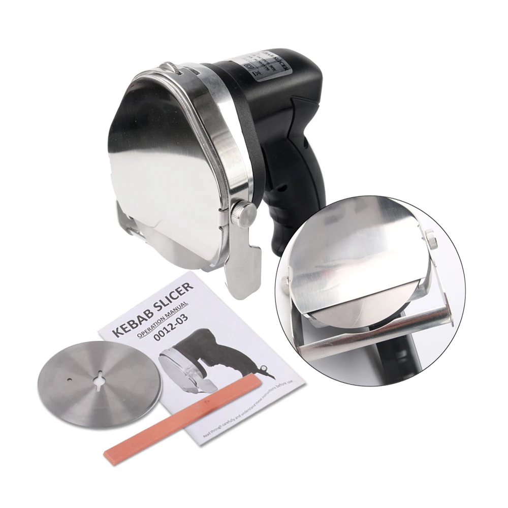 Stainless Steel Kebab Slicers Shawarma Machine Kitchen Knives Cutter Machine For Shawarma Kebab Makers Cleaver Knife