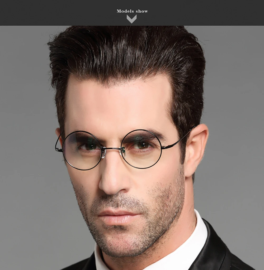 Титановые круглые винтажные оптические оправы для очков, брендовые дизайнерские высококачественные очки для женщин и мужчин, модные очки для очков