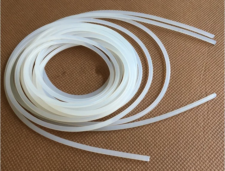 

Transparent Diameter12/15/18/20/25mm 2Meters Solid Silicone Sealing Strip Anti-aging Heat-resistance Light Box Seal Strip