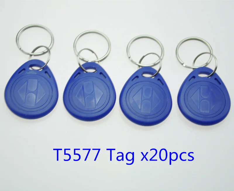 

20pcs/lot Writable ID card T5577 RFID Keyfob key Tags