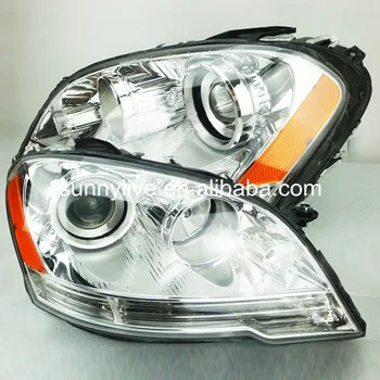 

For BMW for W164 ML280 ML320 ML350 ML500 Head Lamps 2009-2011 Year Silver housing yellow reflector TYC