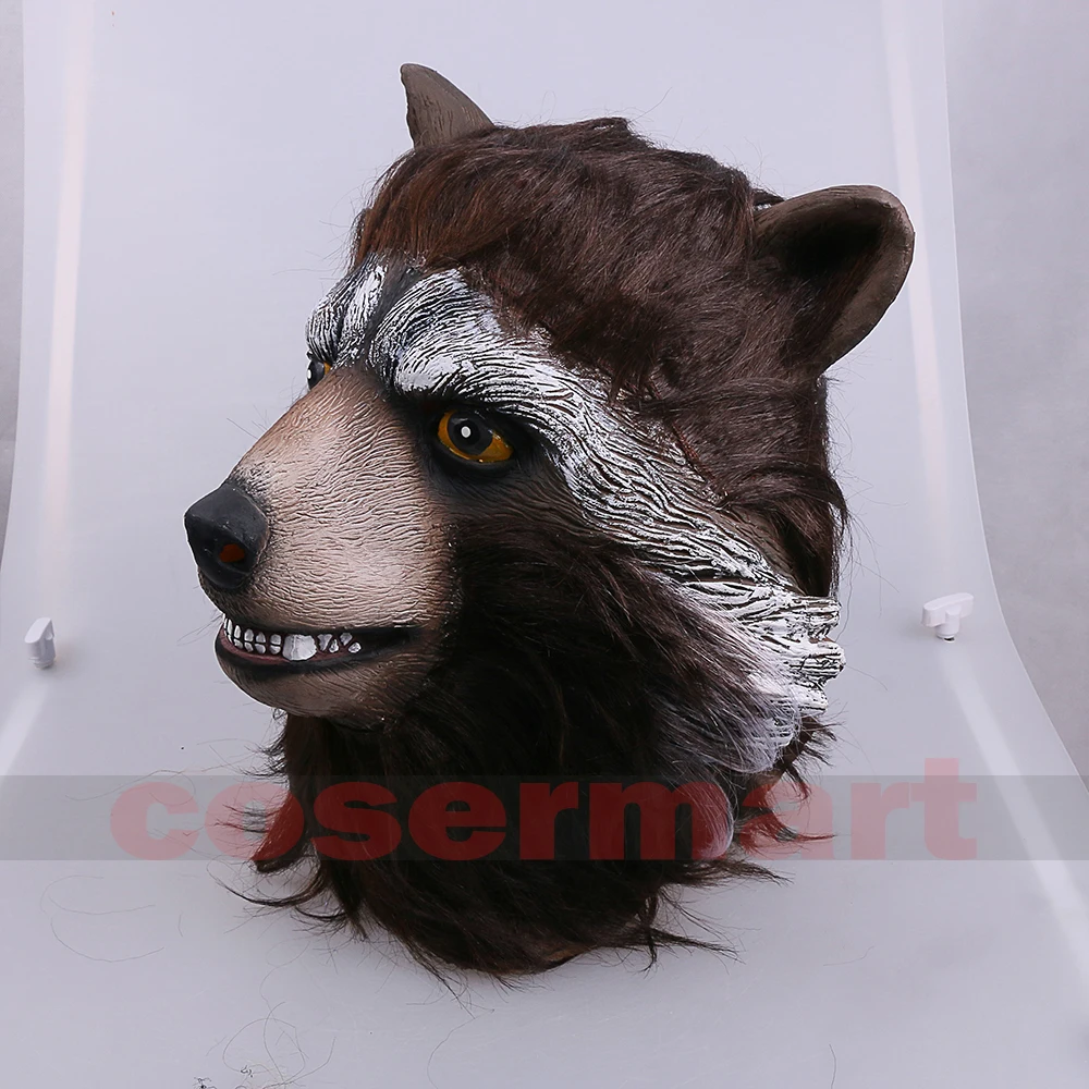 Guardians of the Galaxy 2 Rocket Raccoon Mask Marvel Movie Superhero Groot Peter Quill Helmet Cosplay Mask Halloween Party Prop (6)