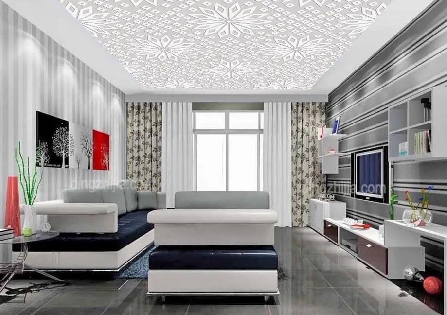 

Customized 3d photo wallpaper 3d ceiling wallpaper murals European classical decorative pattern smallpox condole top wall decor