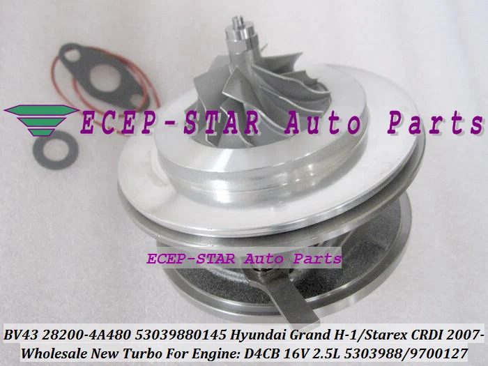 BV43 28200-4A480 53039880145 53039880127 Turbo Turbocharger For HYUNDAI H-1 Cargo Travel Grand Starex CRDI 2007- D4CB 16V 2.5L (2)