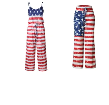 

Wontive Drop ship Boho Women Floral Sleeveless Holiday Long Playsuits Rompers Spaghetti Strap Jumpsuit Women