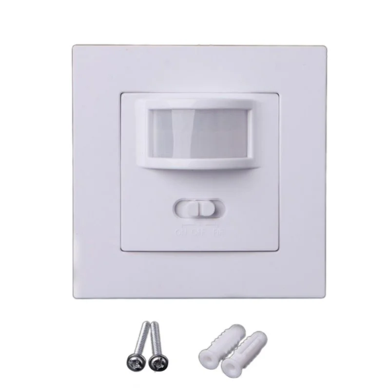 

Motion Sensor Switch Security light Control IR Infrared Movement Induction Detector With Switcher AC110V -220V ON/OFF/PIR new