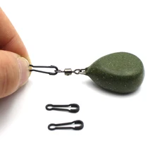 20 шт. микро мульти быстрое изменение застежки клипсы Карп Рыбалка Connectors Разъемы аксессуары звено Вертлюги установки клип Карп рыболовные снасти