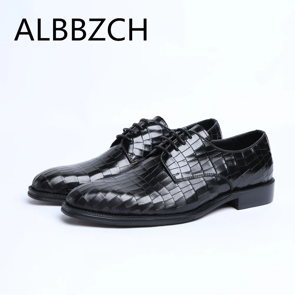 up Männer Freizeit Party Black Business Leder Qualität Kleid Kuh Hochzeit Geprägte Tägliche Büroarbeit Schwarz Lace Schuhe zxSpAqz