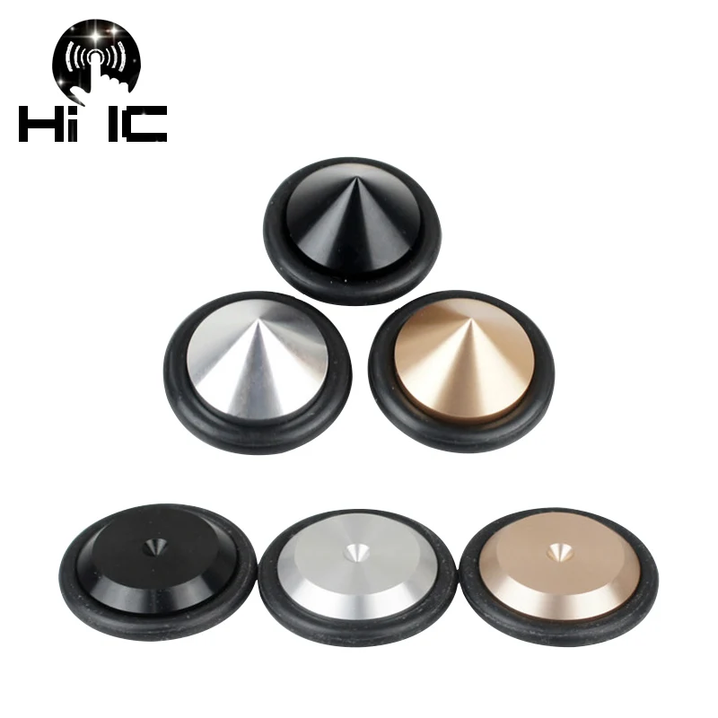 

4pcs HIFI Audio Speakers Amplifier Aluminum Anti-shock Shock Absorber Foot Pad Feet Nail Pads Vibration Absorption Stands
