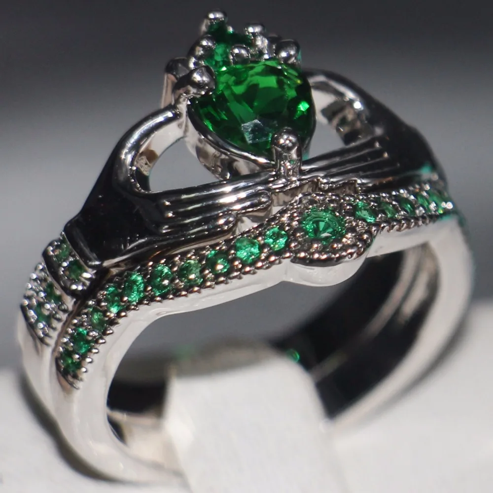 Женское кольцо из белого золота с фианитом 5 11 размеров|couple rings|fashion ringsring fashion |