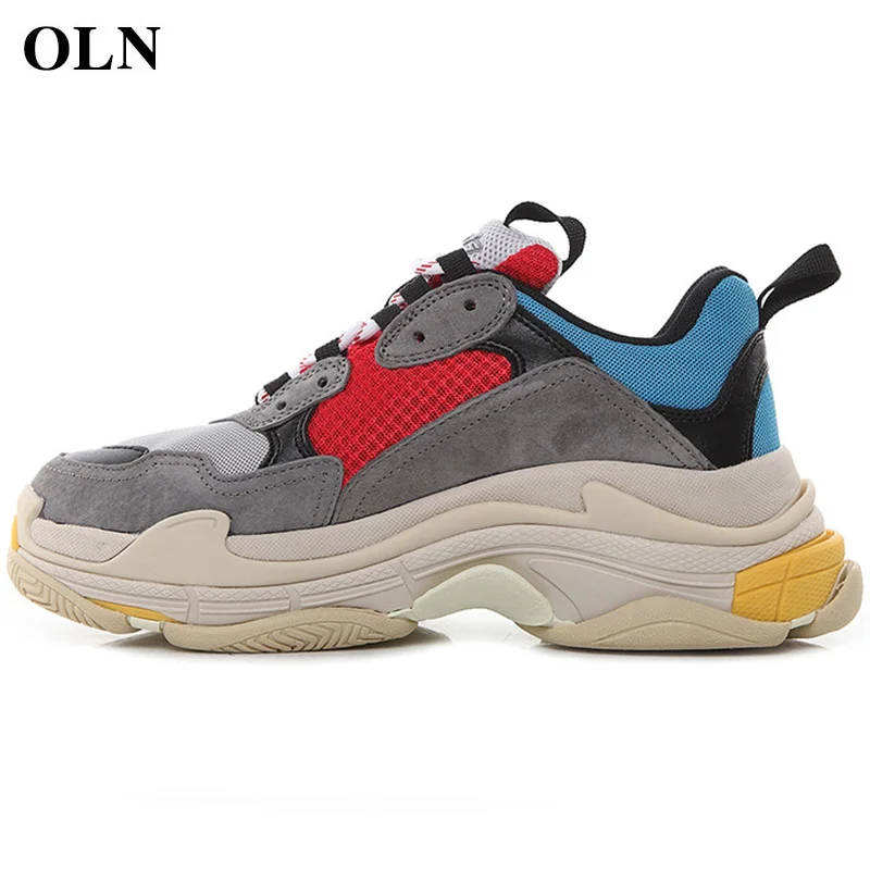 

OLN Men Woman Brand Outdoor Athletic Sport Shoes For Comfortably breathable Men Running Shoes Lovers increased Womens Sneakers