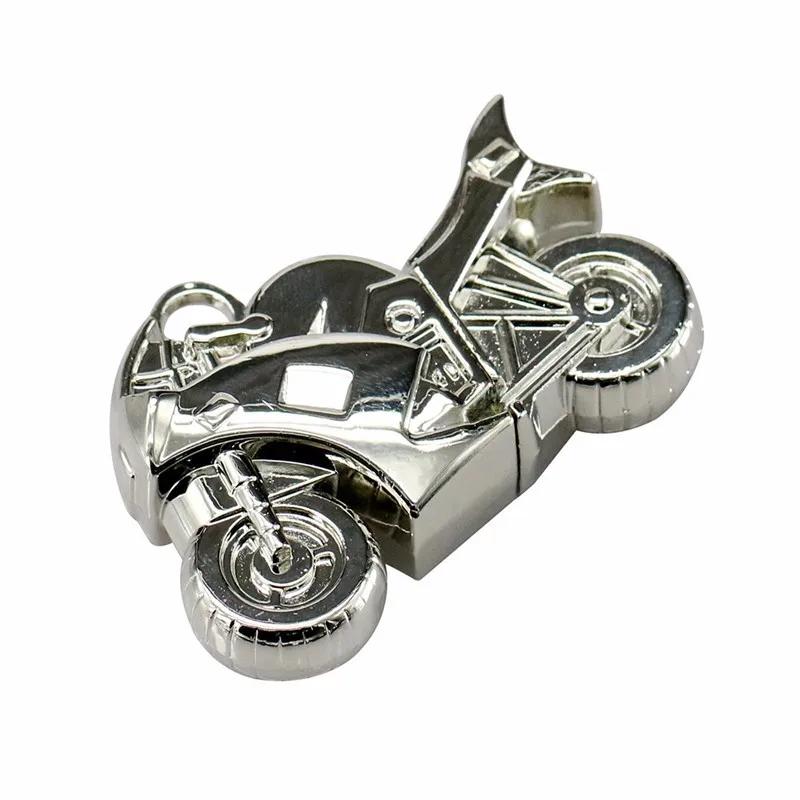 Флэшки Металл Прохладный moto rcycles USB Флешка 32 ГБ 16 8 ГБ 4 брелок U диск флешки Бронзовый moto Прохладный подарок