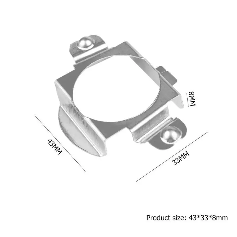 1 пара металлический H7 Автомобильный светодиодный фар Лампа адаптер основы лампы s держатели фиксаторы фар адаптер основы лампы автомобильные аксессуары