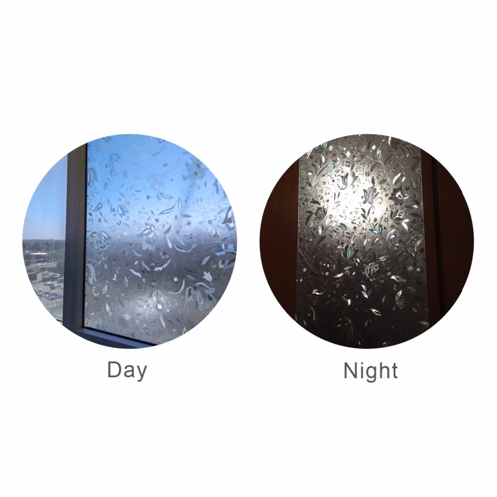 CottonColors Window Films премиум Без Клея Статические 3D Кухня Стекла Оконные Пленки