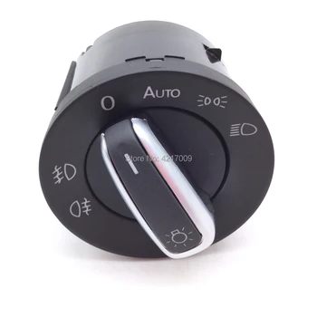 

Chrome Headlight Fog Lamp Switch For VW Golf 5 6 Jetta GOLF PLUS Tiguan Touran Caddy Passat B6 CC 3C8941431A / 5ND941431B
