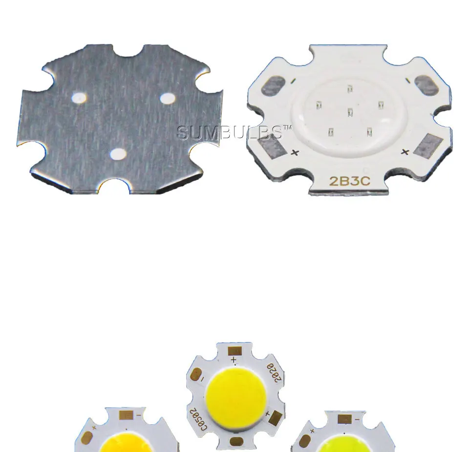 3w 5w 7w LED chip on board cob light source spotlight downlight bulb (4)