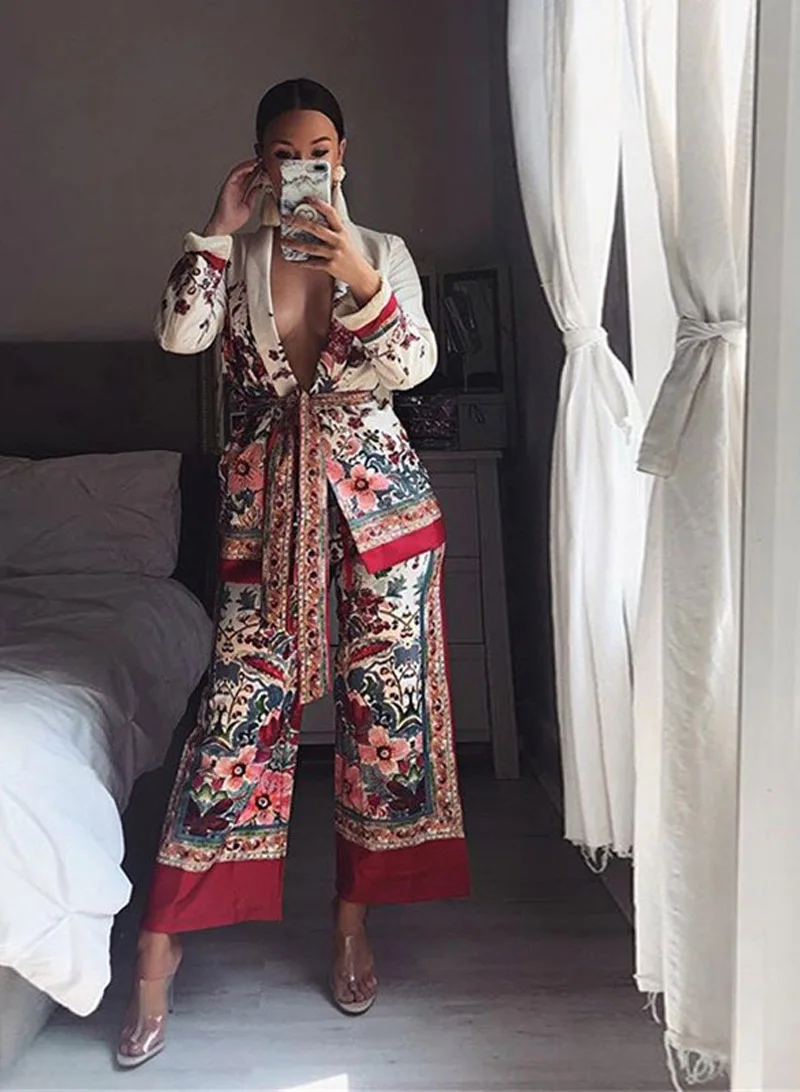 Cal-as-Terno-das-mulheres-Cruz-V-Neck-Manga-Comprida-V-Neck-Kimono-Jaquetas-Impresso-Ampla (2)
