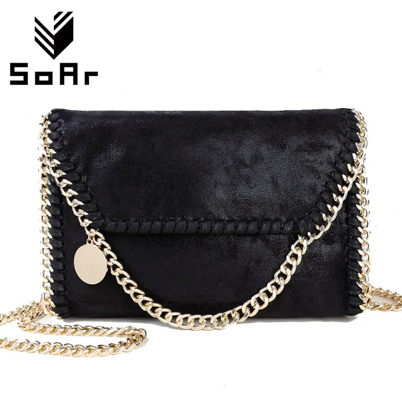 

SoAr Women messenger bags handbags women famous brands chain shoulder bags leather small clutch high quality luxury designer 5