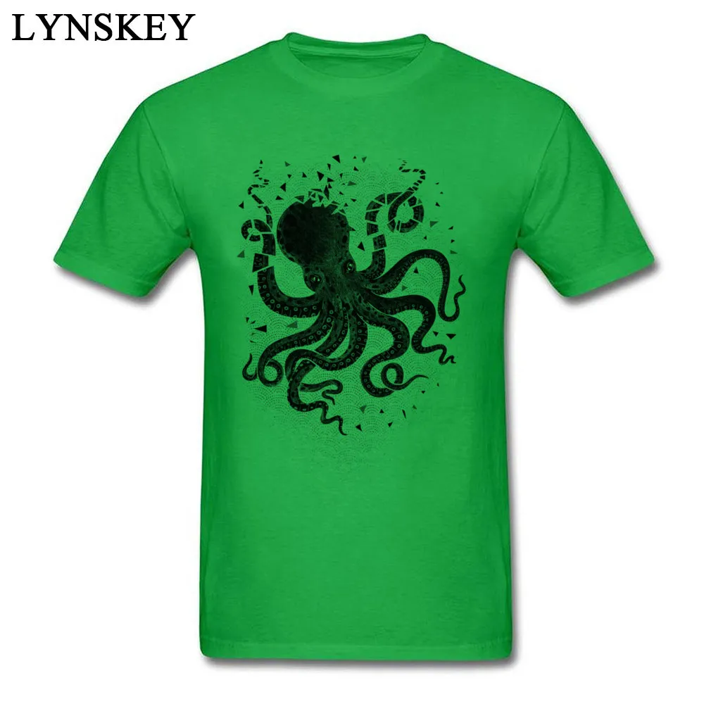 Funny 3D Printed Tops Shirt The Deep Summer/Fall Short Sleeve Pure Cotton Crewneck Boy T-Shirt 3D Printed Sweatshirts The Deep green