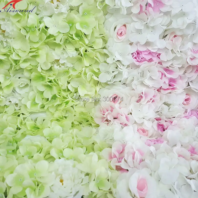 hydrangea flower wall