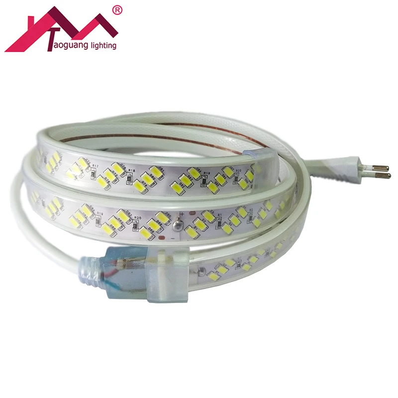 

Waterproof 220V SMD 5630 5730 5m 10m 15m 20m 25m Led Tape Flexible Led Strip Light 180 Leds/M Outdoor Garden Lighting with EU US