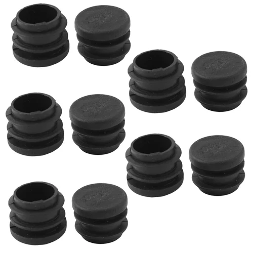 

Furniture 19mm Diameter Black Plastic Screw Type Cap Cover 10 Pcs