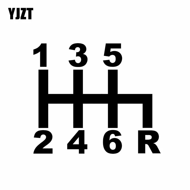 YJZT 15 6 см * 13 5 переключение передач автомобильная наклейка индивидуальная