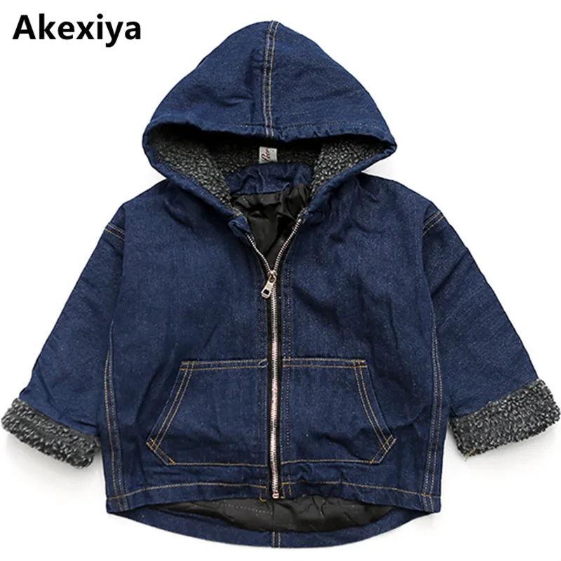 Akexiya Kids Denim Jacket For Boys Jean Coat Clothing Causal Girls