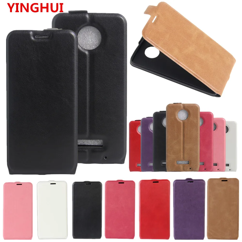 

For Lenovo Moto Z Force Case Hight Quality Vertical Flip Cover PU Leather Case Phone Bag with Photo Frame Card Slot