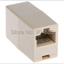 10 шт. RJ45 к RJ45 Столярный разъем адаптер CAT5 Сетевой кабель Ethernet Модульный разъем адаптер гнезда расширения