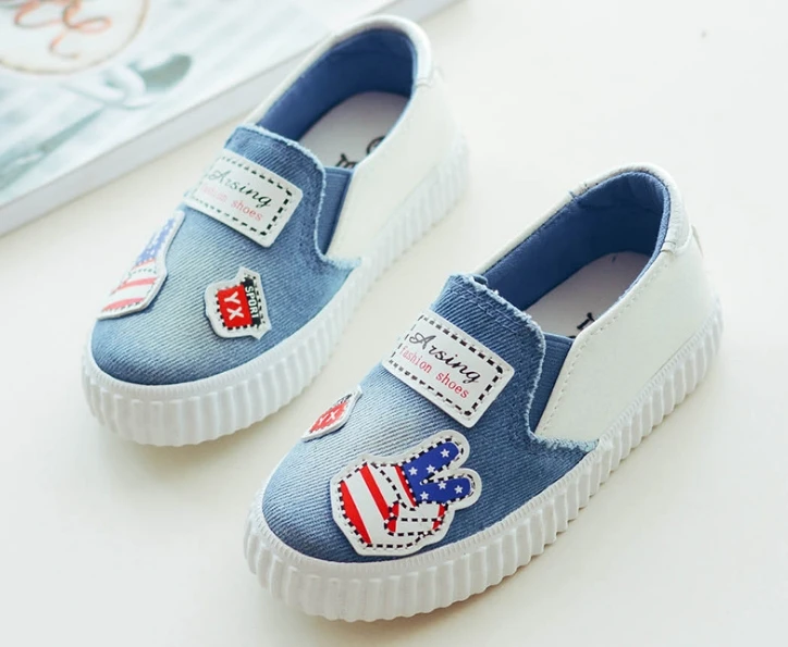 

Canvas Children Shoes Sport Breathable Boys Sneakers Brand Kids Shoes for Girls Jeans Denim Casual Child Flat Canvas Shoes
