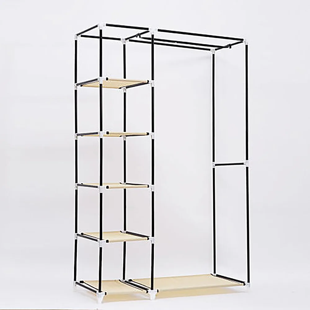 7 Drawers Portable Cloth Wardrobe Anti-dust Closet Foldable Clothe Storage Cabinet Shelf for Student Dormitory Home Furniture