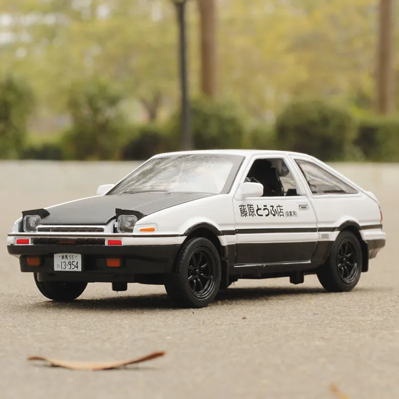 

New 1:32 AE86 alloy body simulation children's toy model car classical inertial echo acoustooptic toy car children's gifts