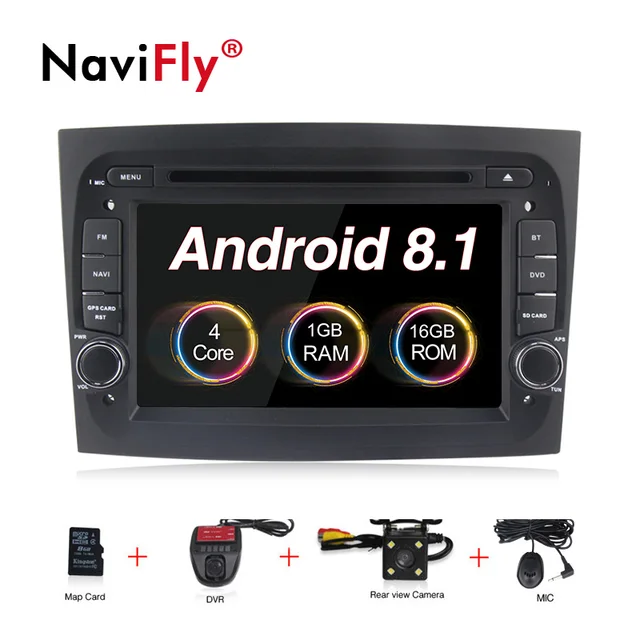 $US $196.00 Android 8.1 Head Unit Car DVD Multimedia Player For Fiat Doblo 2015 2016 Vehicle 4G GPS Radio Navig