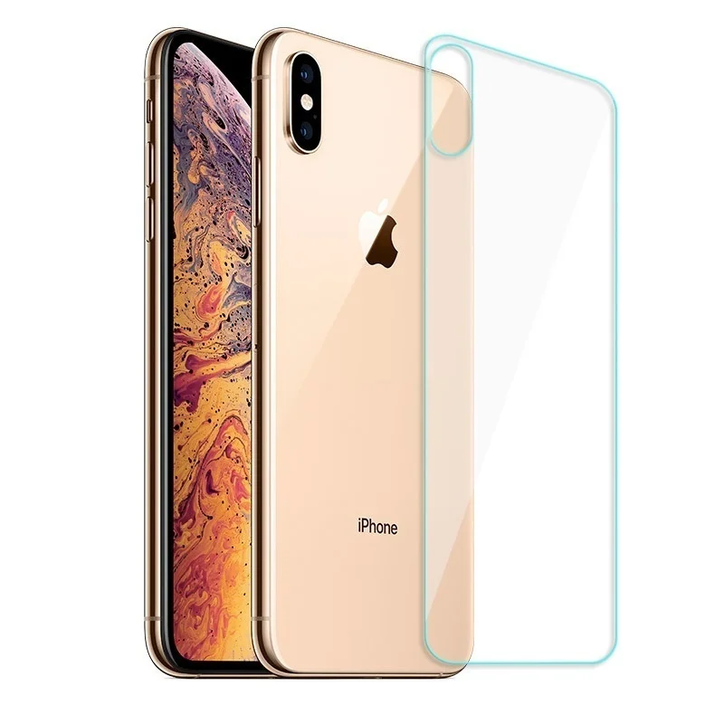 Прозрачное переднее+ заднее 2 шт. защитное закаленное стекло для iPhone XS Max XR XS X 7 8 6 6s Plus 5S SE 5 Защитная пленка для задней панели