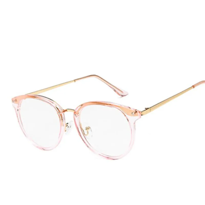 

Acetate Spectacle Frame Glasses Women Vintage Trendy Clear Transparent No Degree Retro Women Frame For Eyeglasses Women's