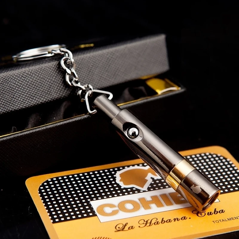 COHIBA Cigar Punch Cutter Key Chain Retractable Punch New Boxedin
