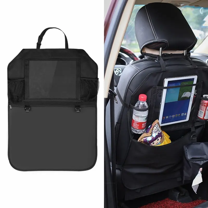 

Loozykit 1PC Oxford Multifunctional Car Storage Bag Universal Box Back Seat Bag Organizer Backseat Holder Pockets Auto Car-style